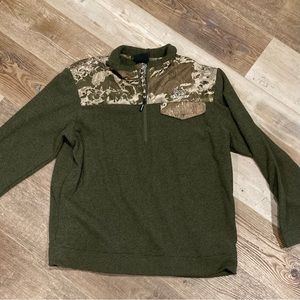 REALTREE Men’s Performance Fleece 1/4 Zip Pullover XL